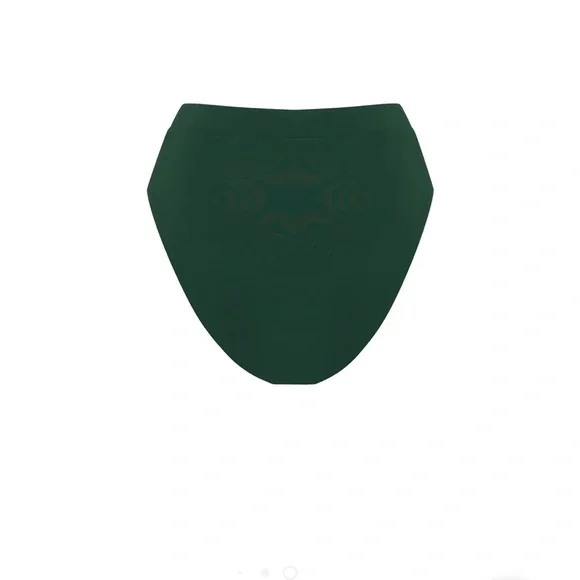 Myra Swim Two Piece Set NWT, Size S Jardin top paired w Hugo bottoms, Color Palm - Picture 4 of 13